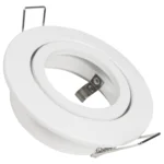 Einbaurahmen McShine "DL-248w" rund, Ø82mm, schwenkbar, Clip Verschluss