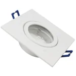 Einbaurahmen McShine "DL-54" eckig, Clip-Verschluss, IP44, weiß