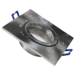 Einbaurahmen McShine "DL-54" eckig, Clip-Verschluss, IP44, Edelstahl gebürstet