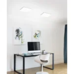LED Deckenleuchte, 1600lm,3000K,25W,warmweiß,IP44, 280x280x51mm, Bewegungsmelder – Bild 2