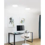 LED Deckenleuchte, 1.600lm, 3000K, 24W, warmweiß, IP44, 280x53mm, Bewegungsmelder – Bild 2