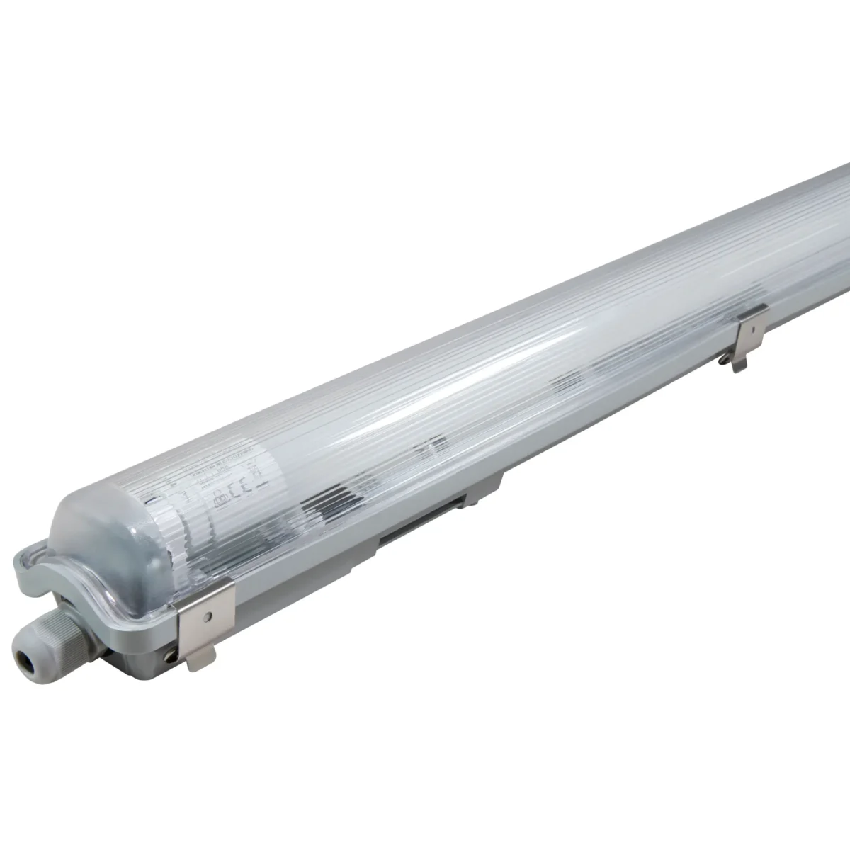 LED-Deckenleuchte für Feuchträume, IP65, 1x 850lm, 4000K, 60cm, neutralweiß – Bild 1