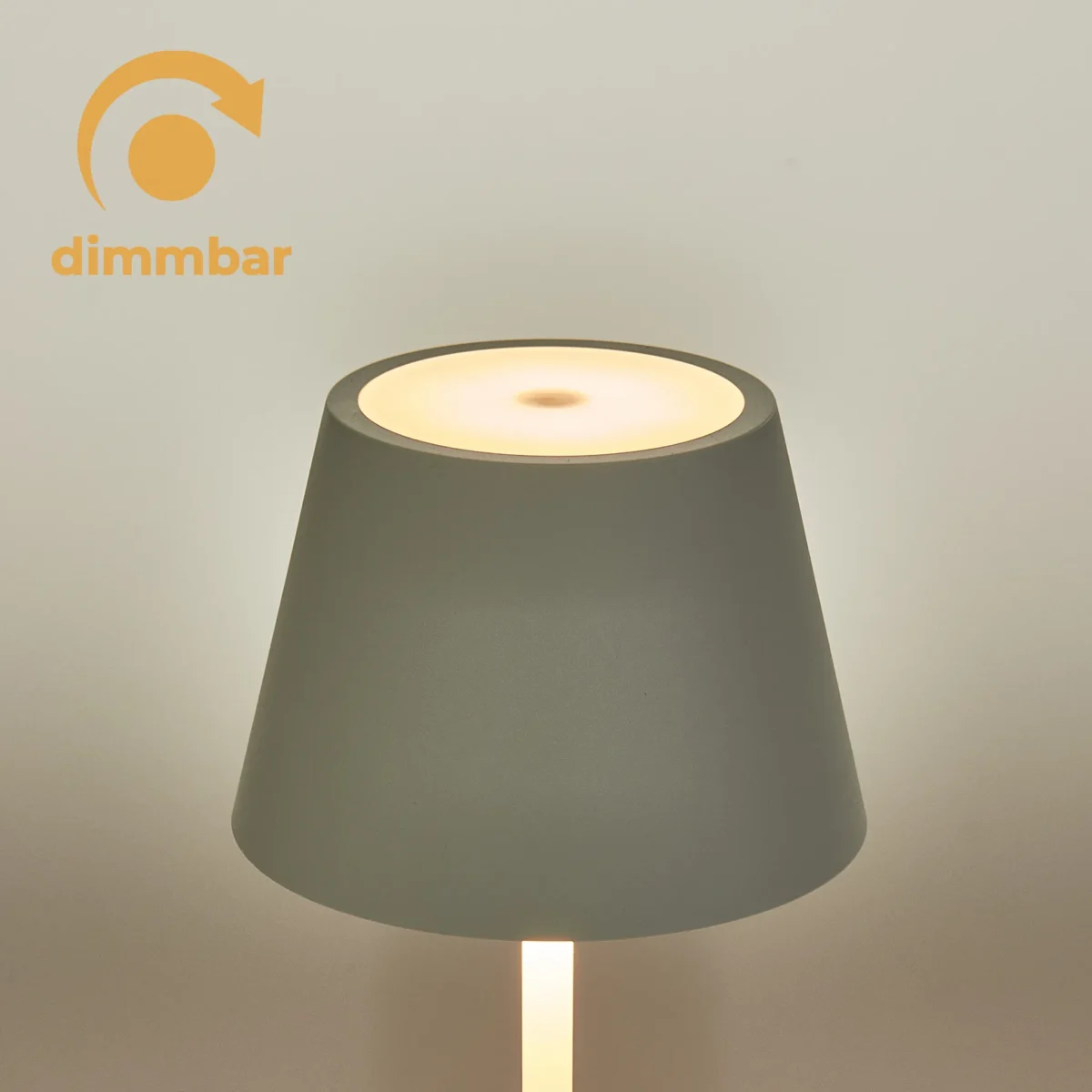 LED-Tischleuchte ROLF KERN „Club“ 38cm, weiß, Akku, dimmbar – Bild 3