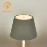 LED-Tischleuchte ROLF KERN „Club“ 38cm, weiß, Akku, dimmbar – Bild 3