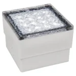 LED-Bodenleuchte McShine "Pflasterstein" 10x10x7cm, 80lm, IP65, neutralweiß,230V, 1.5W