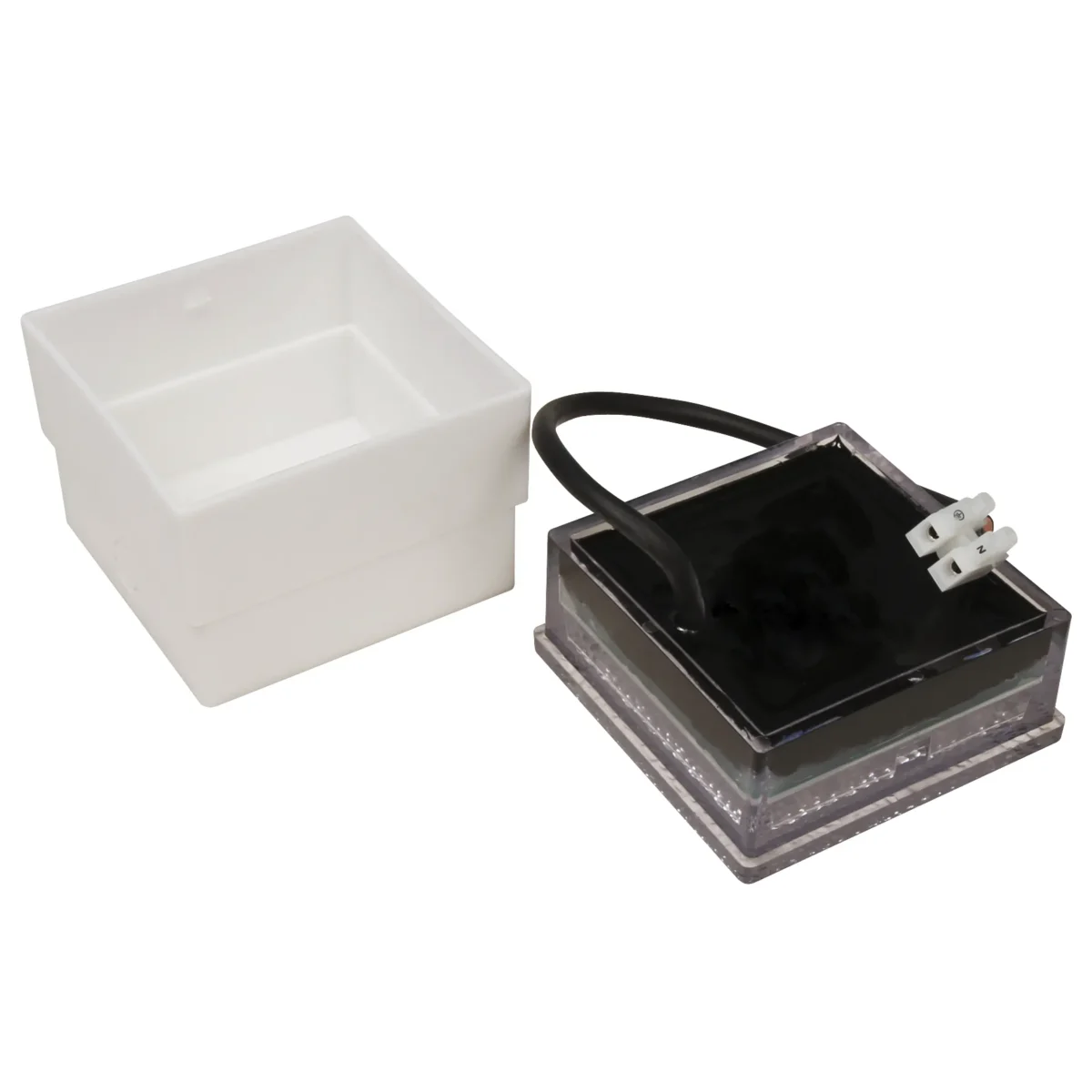 LED-Bodenleuchte McShine "Pflasterstein" 10x10x7cm, 80lm, IP65, neutralweiß,230V, 1.5W – Bild 2