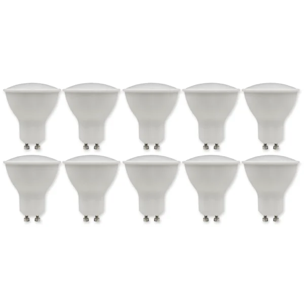 LED-Strahler McShine "PV-70-10" GU10, 7W, 540lm, 110°, 3000K,warmweiß, 10er-Pack