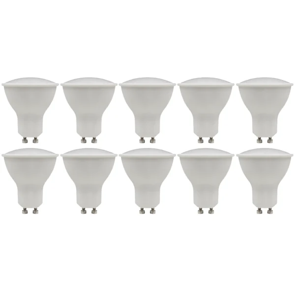 LED-Strahler McShine "PV-90" GU10, 9W, 900lm, 120°, 3000K, warmweiß, 10er-Pack