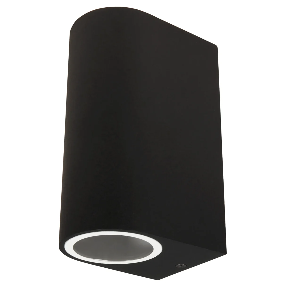 Wandleuchte McShine "Oval-A" schwarz, IP44, 2x GU10, Aluminium Gehäuse – Bild 1