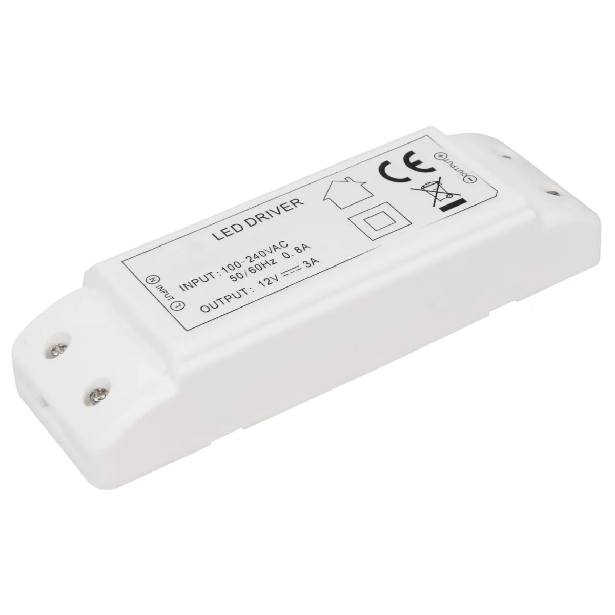 LED-Trafo McShine, elektronisch, 1-36W, 230V auf 12V, 140x45x27mm – Bild 1