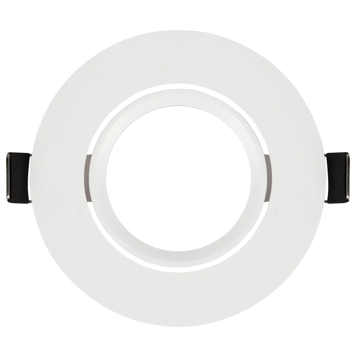Einbaurahmen McShine "DL-475" rund, Ø90mm, schwenkbar, weiß – Bild 2