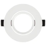 Einbaurahmen McShine "DL-475" rund, Ø90mm, schwenkbar, weiß – Bild 2