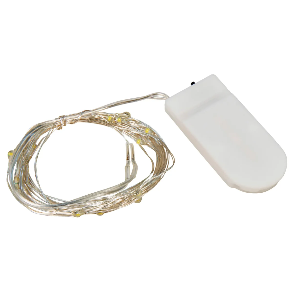 LED Draht-Lichterkette McShine "Micro" 20 LEDs, warmweiß, Batteriebetrieb – Bild 2