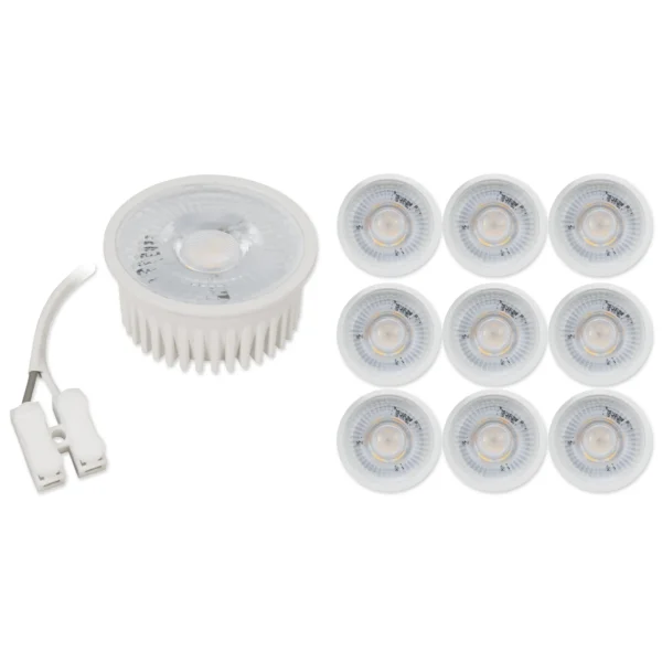 LED-Modul McShine "MCOB" 5W, 400Lm, 230V, 50x25mm, warmweiß, 3000K, 10er-Pack