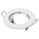 Einbaurahmen McShine "ER-80" weiß, Ø80mm, starr