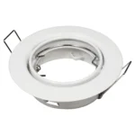 Einbaurahmen McShine "ER-87" weiß, Ø87mm, schwenkbar
