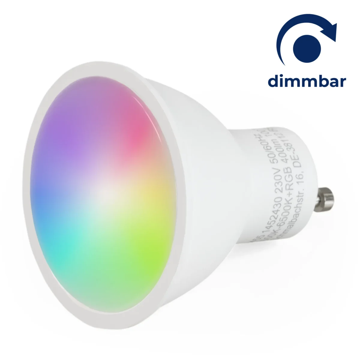 Wifi Smart LED Strahler McShine, 400lm, 5W, RGB + CCT, Alexa, Google Assistant, App – Bild 1