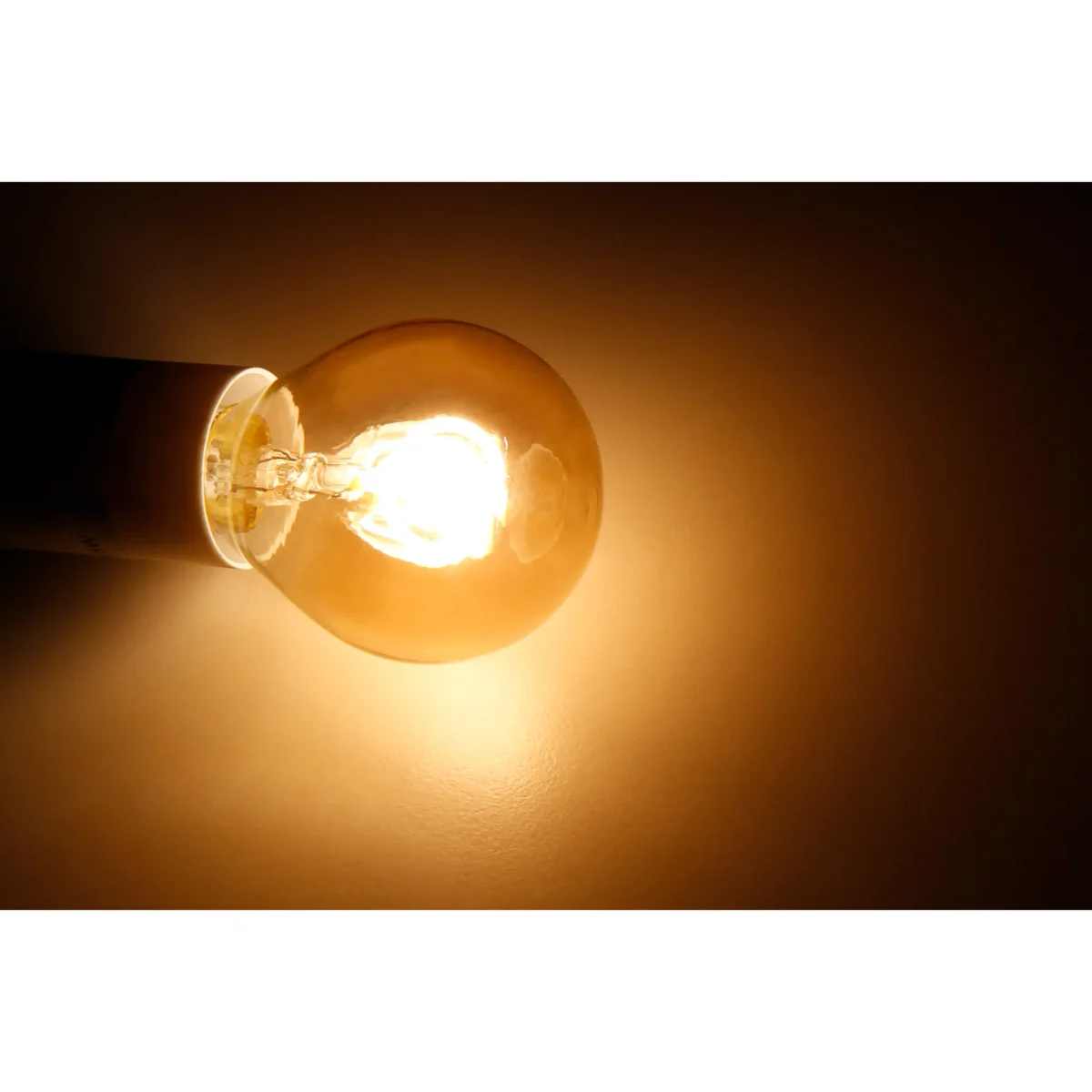 LED Filament Tropfenlampe McShine "Retro" E14, 2W, 150lm, warmweiß,goldenes Glas – Bild 3