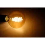 LED Filament Globelampe McShine "Retro" E27, 4W, 280lm, warmweiß, goldenes Glas – Bild 3