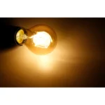 LED Filament Glühlampe McShine "Retro" E27, 6W, 490lm, goldenes Glas, dimmbar – Bild 3