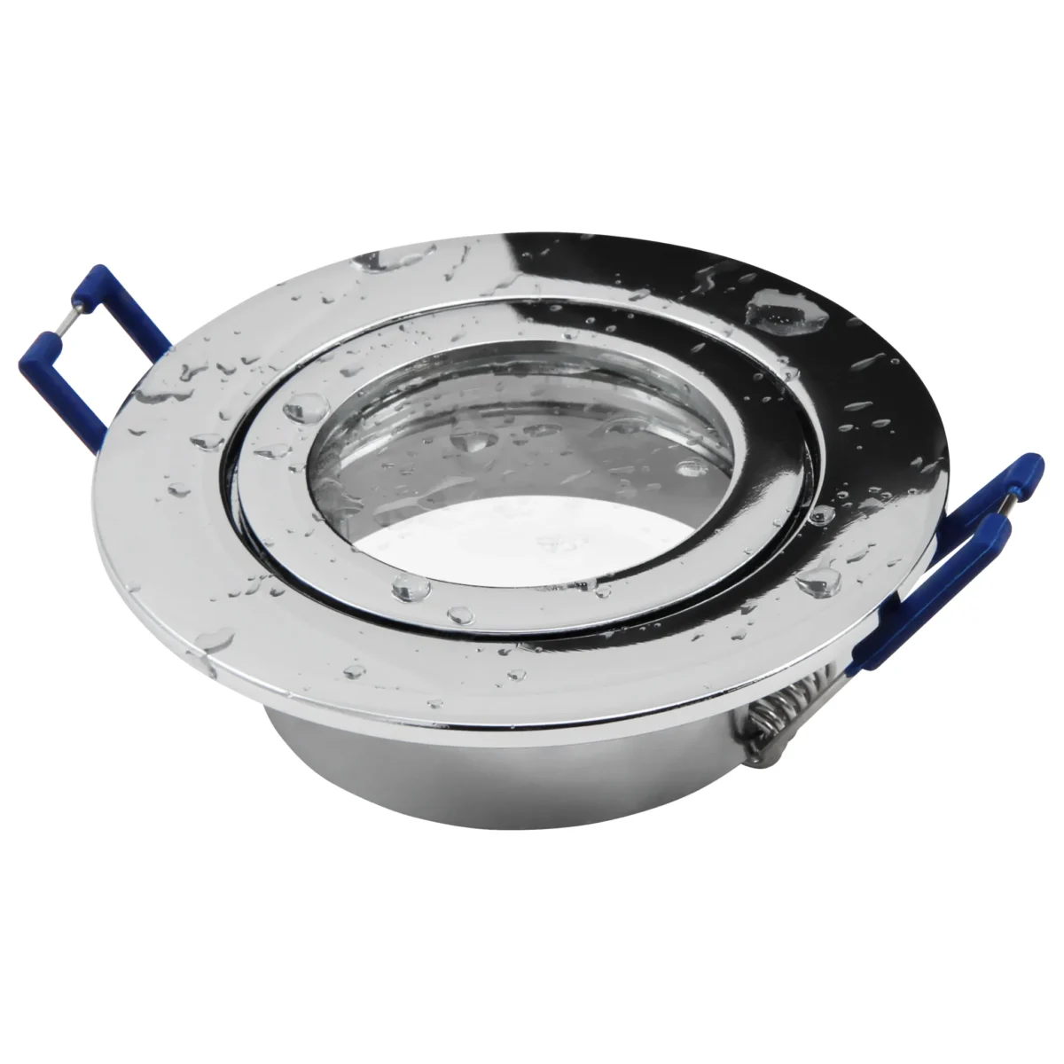 Einbaurahmen McShine "DL-54" rund, Clip-Verschluss, IP44, Chrom – Bild 1