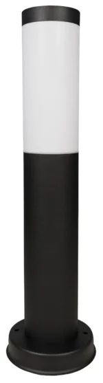 Außenleuchte, 80x450mm, Edelstahl, schwarz, IP44