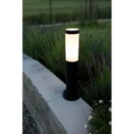 Außenleuchte, 80x450mm, Edelstahl, schwarz, IP44 – Bild 3