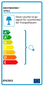 Außenleuchte, 80x450mm, Edelstahl, schwarz, IP44 – Bild 5