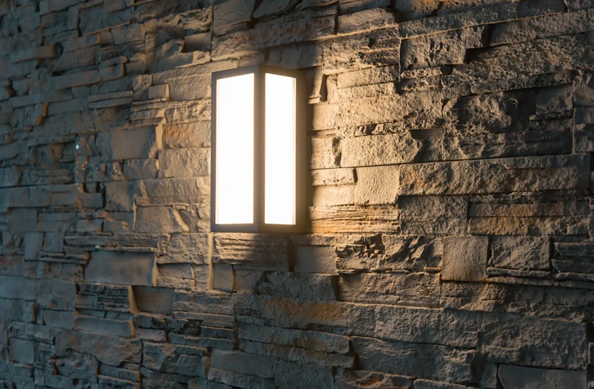 LED Wandleuchte, außen, 110x103x250mm, Aluminium, 660lm, IP54 – Bild 2