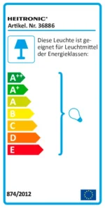 Wandleuchte, außen, 150x340mm, Edelstahl, IP44 – Bild 2