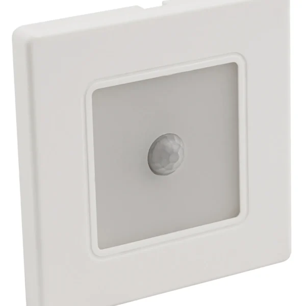 LED-Wand-Einbauleuchte McShine "LWE-86WB" 2W, 150lm, warmweiß, weißer Rahmen