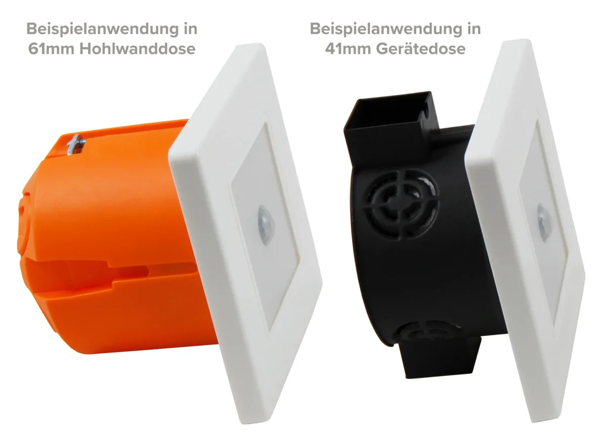 LED-Wand-Einbauleuchte McShine "LWE-86WB" 2W, 150lm, warmweiß, weißer Rahmen – Bild 4