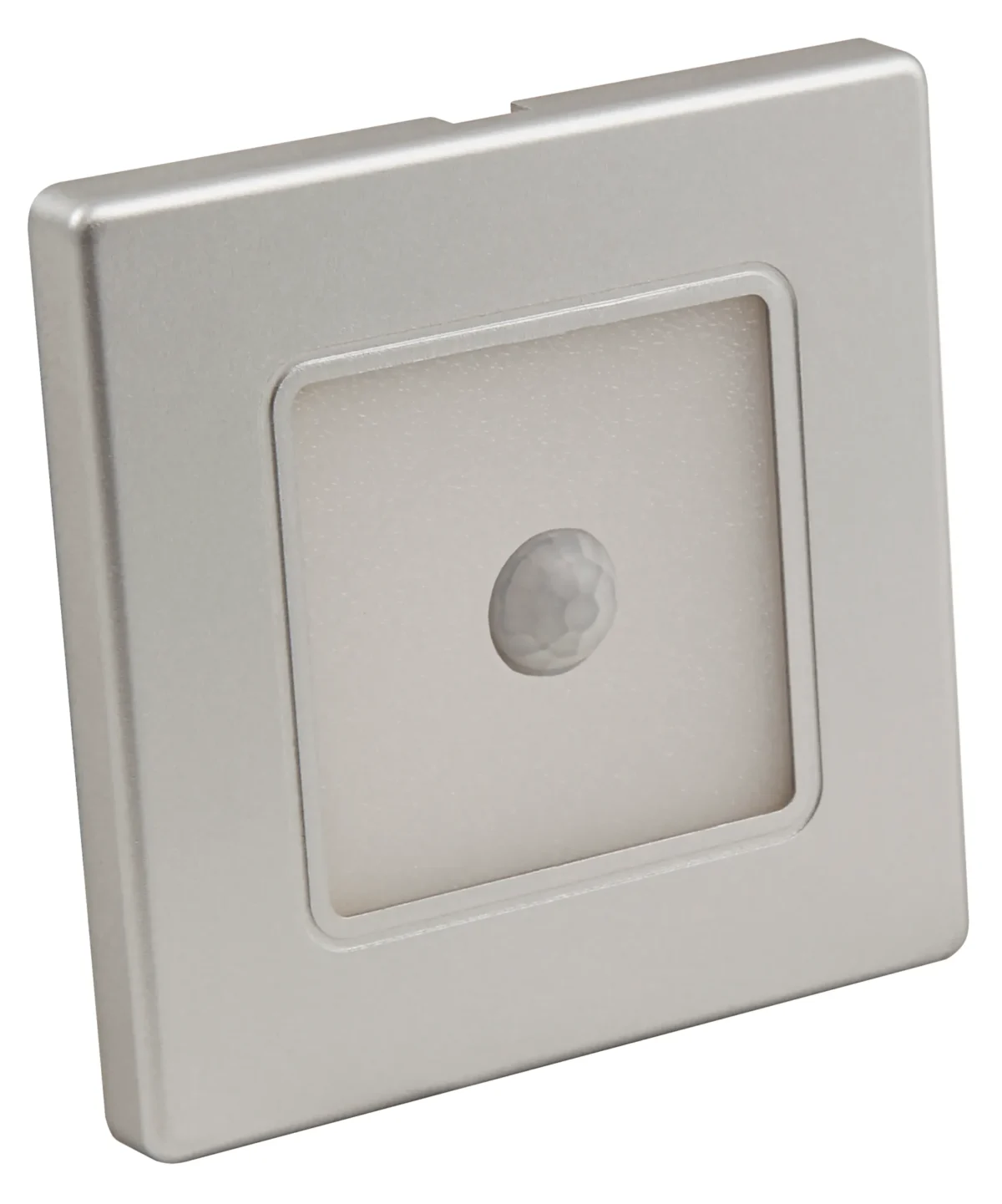LED-Wand-Einbauleuchte McShine "LWE-86SB" 2W, 150lm, warmweiß, silberner Rahmen – Bild 1