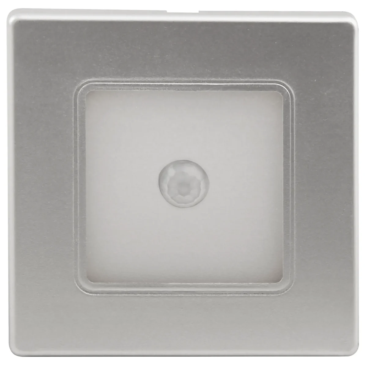 LED-Wand-Einbauleuchte McShine "LWE-86SB" 2W, 150lm, warmweiß, silberner Rahmen – Bild 2