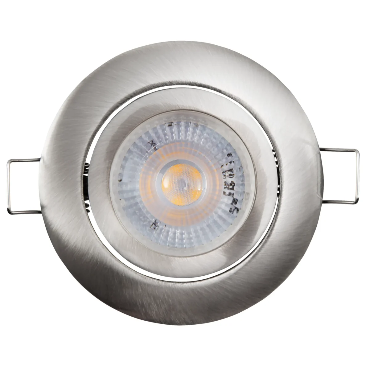 LED-Einbauleuchte McShine "Eco-50" 5W, 400lm, 3000K, Edelstahl gebürstet – Bild 2