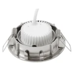 LED-Einbauleuchte McShine "Eco-50" 5W, 400lm, 3000K, Edelstahl gebürstet – Bild 4