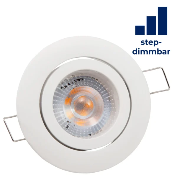 LED-Einbauleuchte McShine "Eco-50" 5W, 400lm, 3000K, step-dimmbar