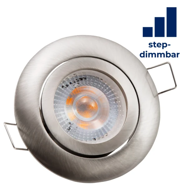 LED-Einbauleuchte McShine "Eco-50" 5W, 400lm, 4000K, step-dimmbar