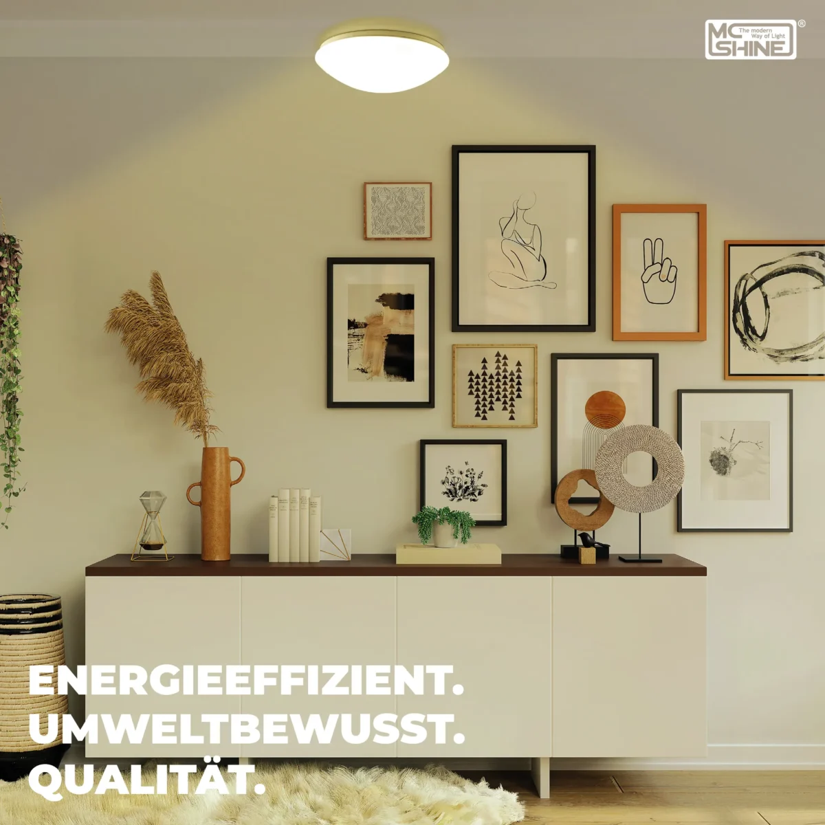 LED-Deckenleuchte McShine "Star" Ø33cm, inkl. 2x 9W LED-Leuchtmittel – Bild 2