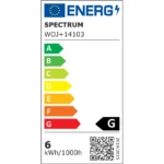 LED-Strahler GU10, 6W, 400 lm, warmweiß, 10° Abstrahlwinkel – Bild 2