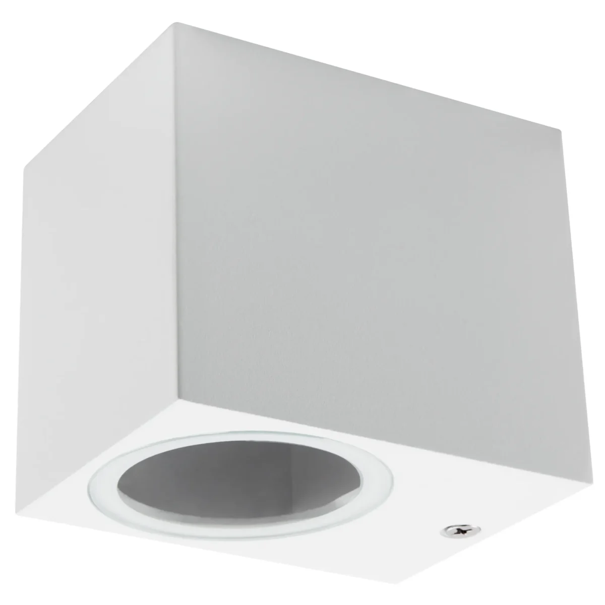 Wandleuchte McShine "Square-W" weiß, IP44, 1x GU10, Aluminium Gehäuse – Bild 1