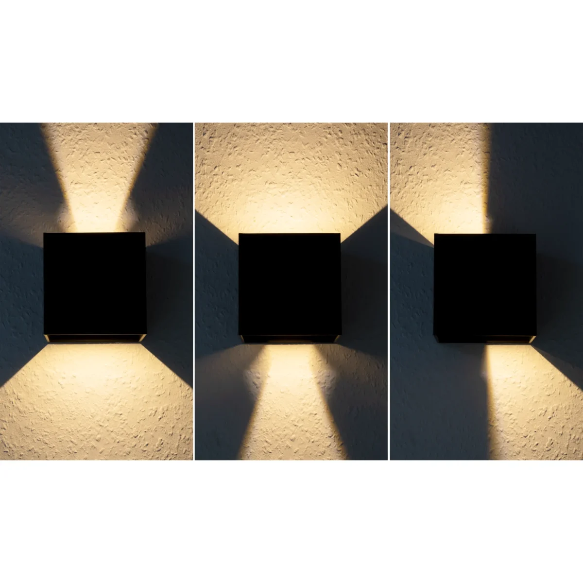 LED-Wandleuchte McShine "LW-107" IP54, 300lm, 6W, 3000K, warmweiß, schwarz – Bild 5
