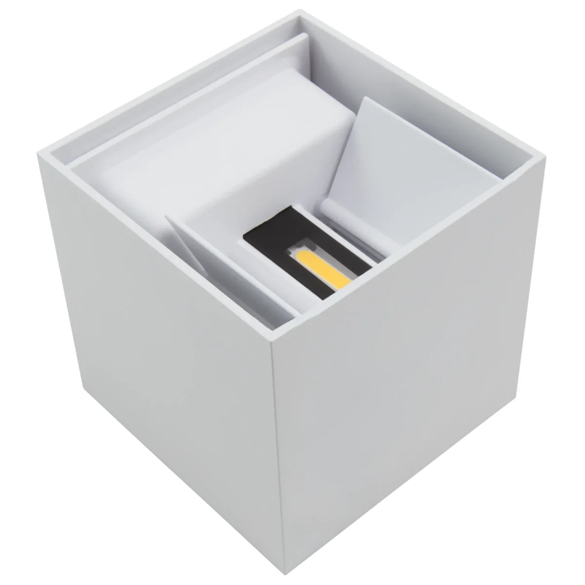 LED-Wandleuchte McShine "LW-107" IP54, 2x150lm, 2x3W, 3000K, warmweiß, weiß – Bild 1