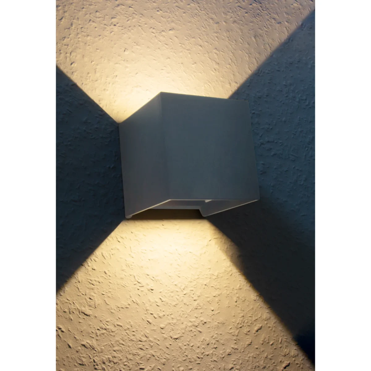 LED-Wandleuchte McShine "LW-107" IP54, 2x150lm, 2x3W, 3000K, warmweiß, weiß – Bild 2
