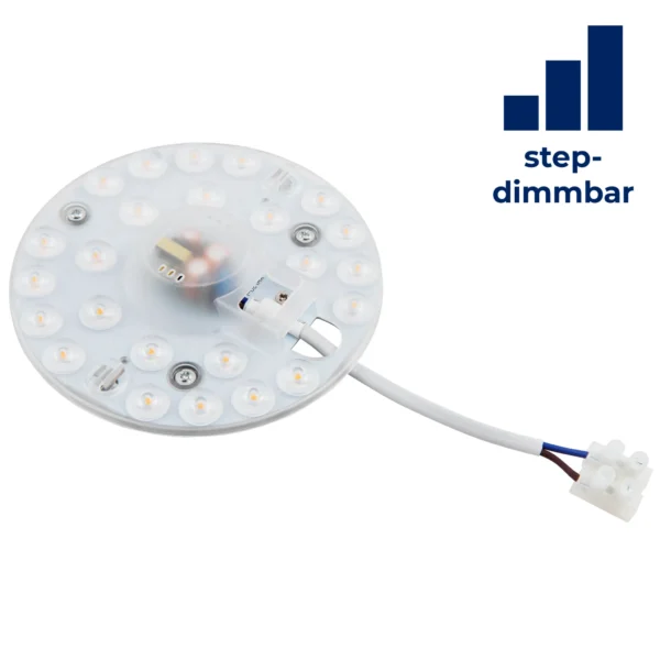 LED-Modul McShine, Umrüstsatz mit Magnethalterung, Ø12,5cm, 12W, 1050lm, 3000K
