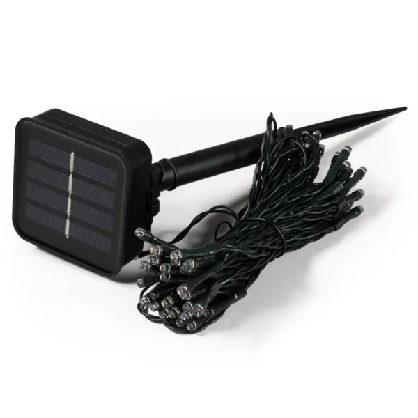LED Solar-Lichterkette McShine "LSL-50" 5m, 50 LEDs, warmweiß, IP44