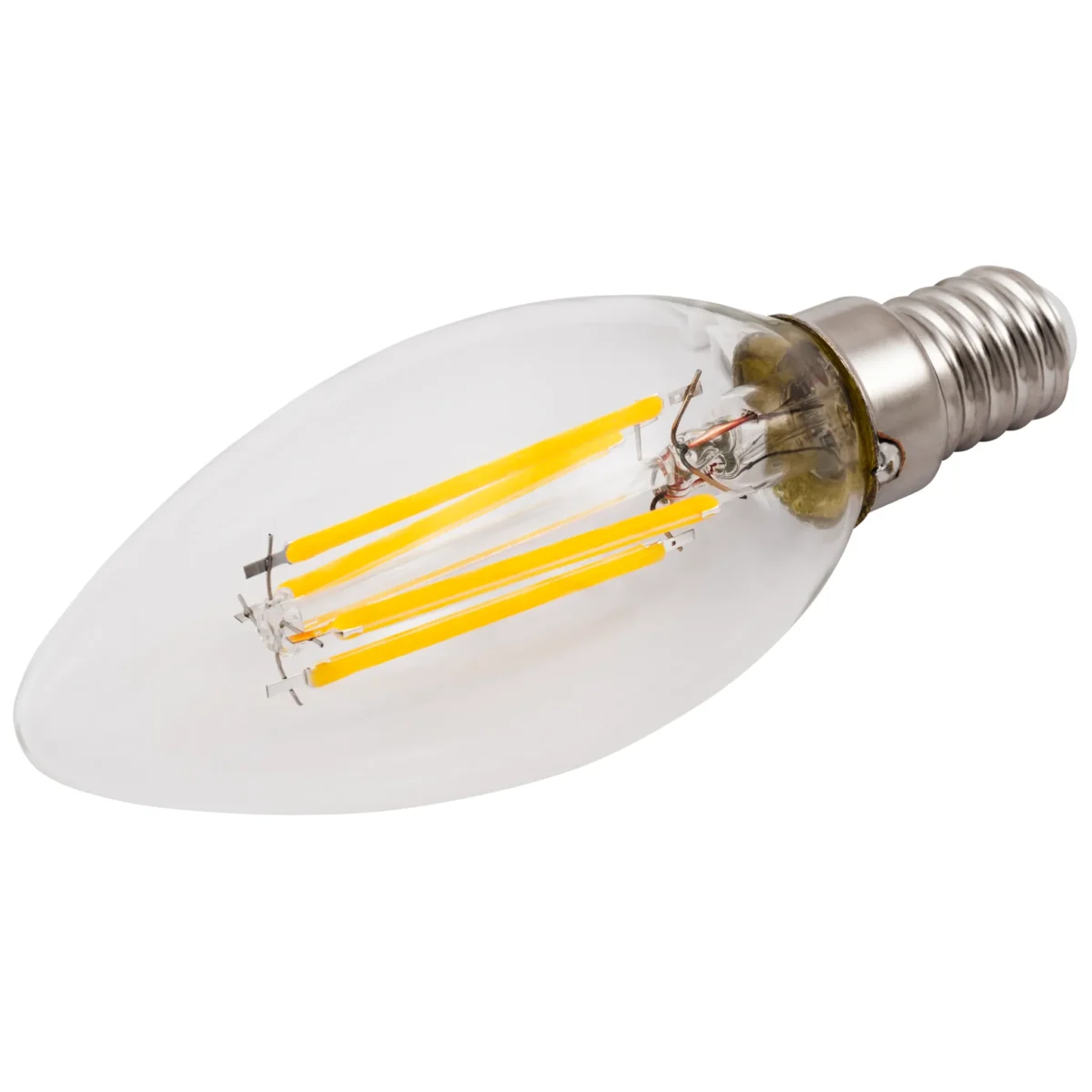 LED Filament Kerzenlampe McShine "Filed" E14, 6W, 600lm, warmweiß, dimmbar – Bild 2