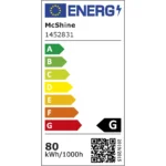 LED-Stripe McShine, 1700lm/m, 204LEDs/m, 16W/m, 3000K, IP20, 5m Rolle – Bild 6