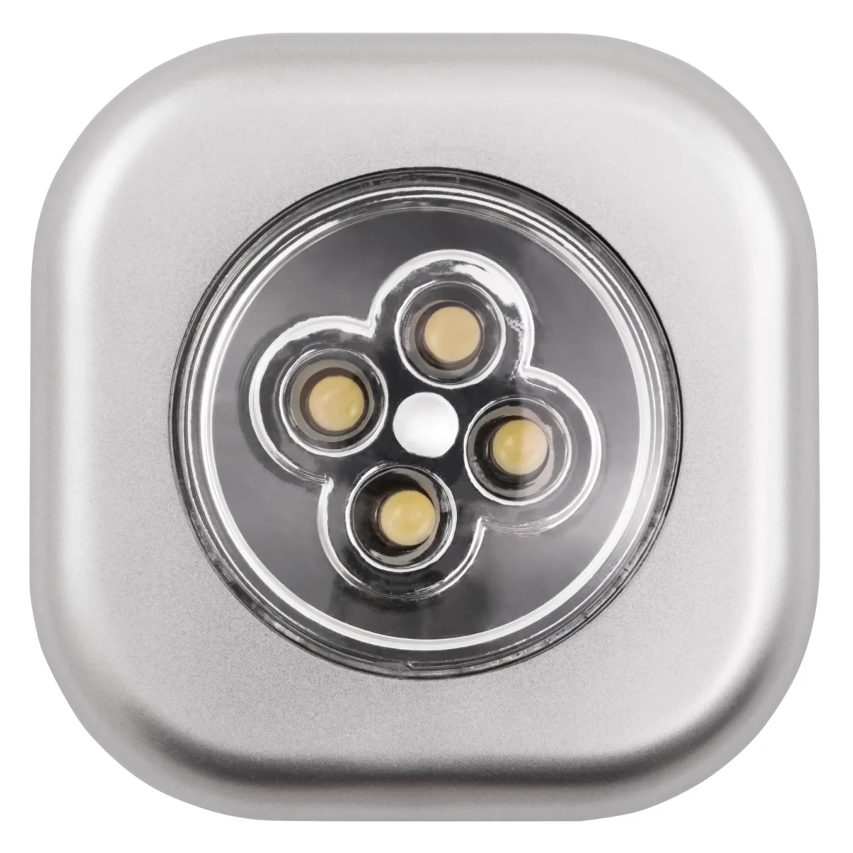 LED-Klebeleuchte McShine "LK4" mit Klebefolie, 70x70x24mm, silber – Bild 4