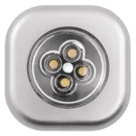 LED-Klebeleuchte McShine "LK4" mit Klebefolie, 70x70x24mm, silber – Bild 4